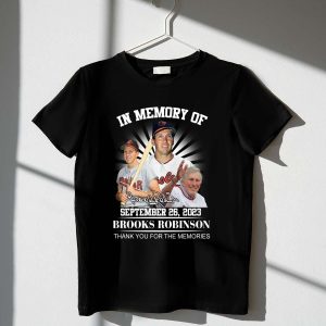 Brooks Robinson Tribute T-Shirt - In Memory Of September 26, 2023