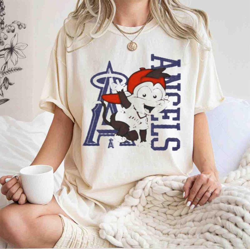 Infant Los Angeles Angels Red Mascot 20 Halo T Shirt t shirt 1 1