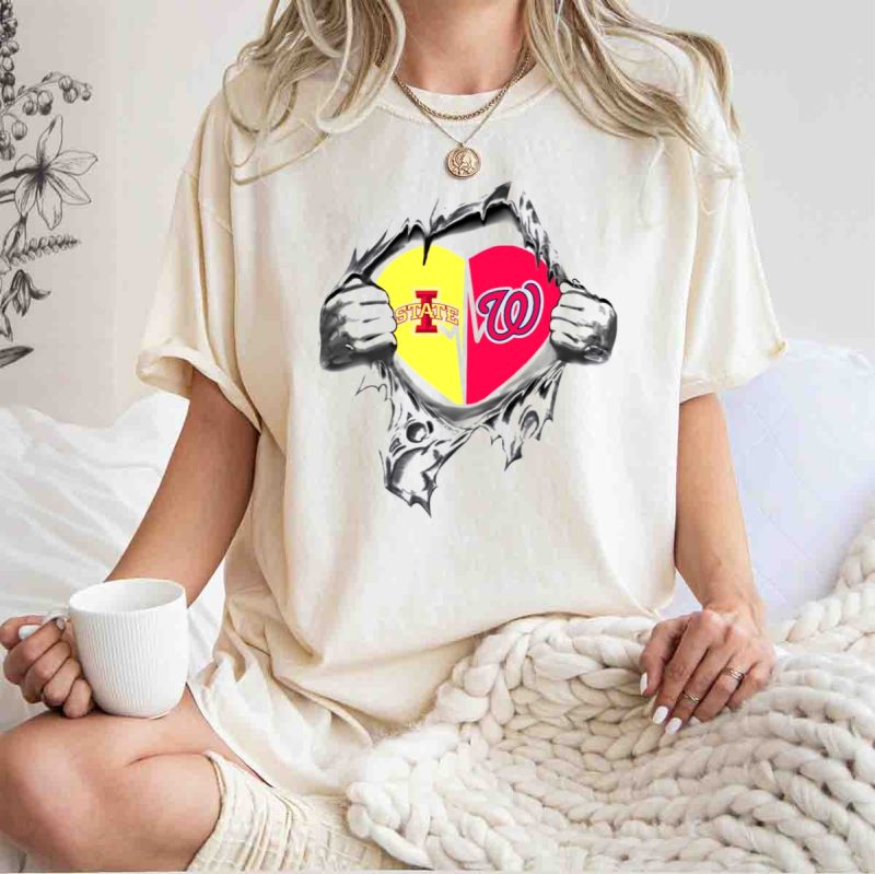 Iowa State Cyclones Washington Nationals Heart T Shirt t shirt 1 1