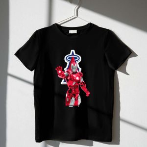 Iron Man Los Angeles Angels Marvel Crossover Graphic T-Shirt
