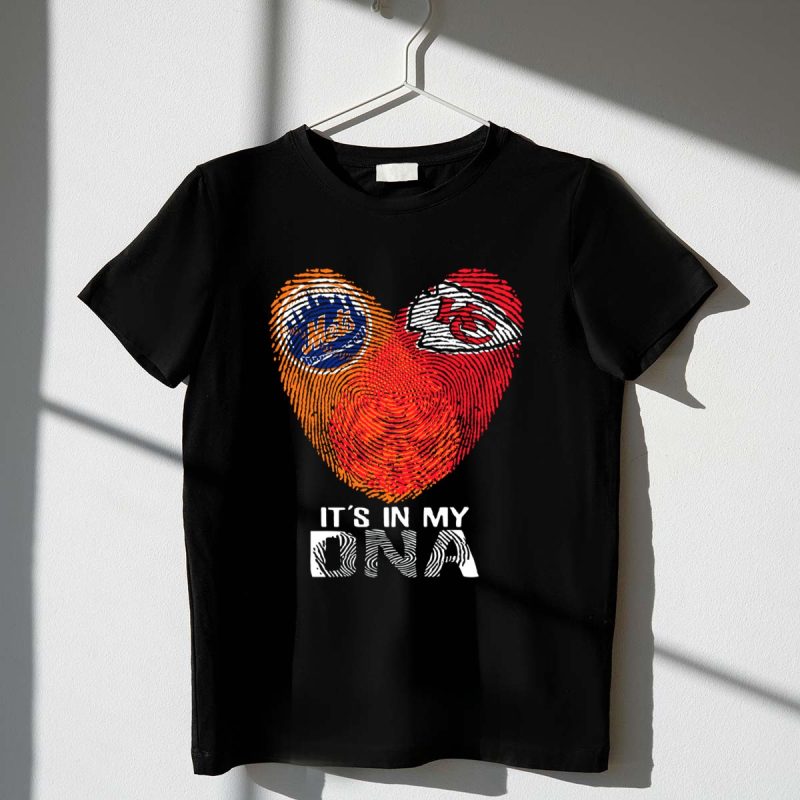 Its In My DNA New York Mets Chiefs Fingerprint Heart T Shirt t shirt 1 1