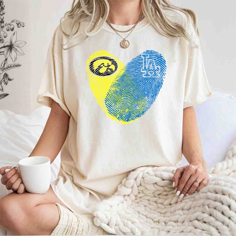 Its in My DNA Los Angeles Dodgers Iowa Hawkeye Fingerprint T Shirt.jpeg t shirt 1 1