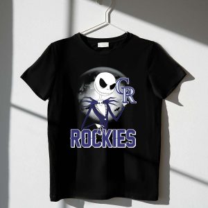 Jack Skellington Halloween T-Shirt | Colorado Rockies Moon Design