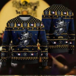 Jack Skellington Milwaukee Brewers Ugly Sweater