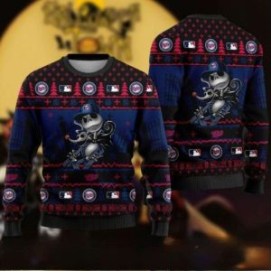 Jack Skellington Minnesota Twins Holiday Sweatshirt For Fans