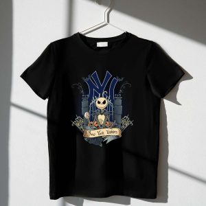 Jack Skellington New York Yankees Halloween T-Shirt For Fans