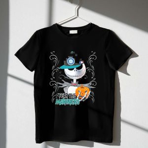Jack Skellington Seattle Mariners Halloween Pumpkin T-Shirt