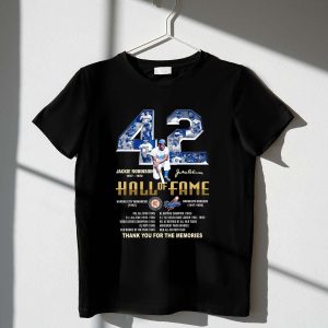 Jackie Robinson 42 Hall of Fame Kansas City Monarchs T-Shirt for Fans