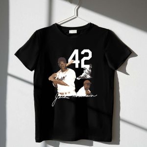 Jackie Robinson 42 Los Angeles Dodgers T-Shirt - Classic Baseball Apparel