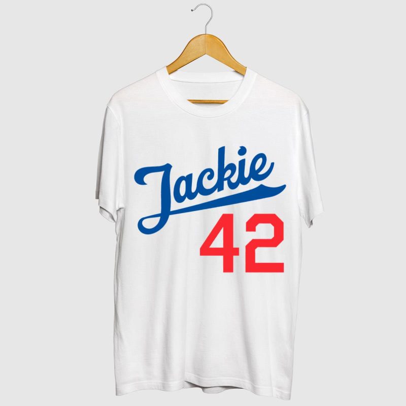 Jackie Robinson 42 T-Shirt | Vintage Baseball Tee for Fans - Image 2