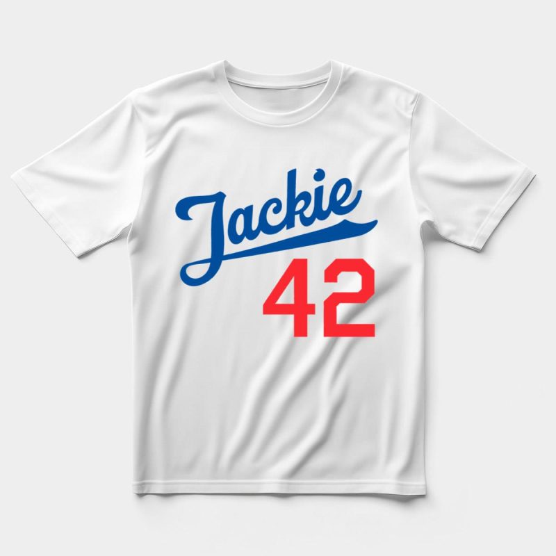 Jackie Robinson 42 T-Shirt | Vintage Baseball Tee for Fans - Image 5