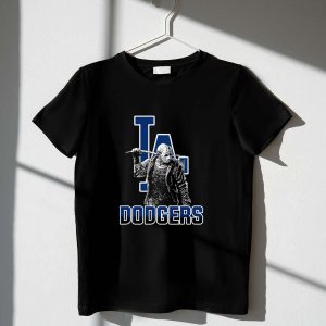 Jason Voorhees Los Angeles Dodgers Fan T-Shirt - Graphic Tee for Sports Fans