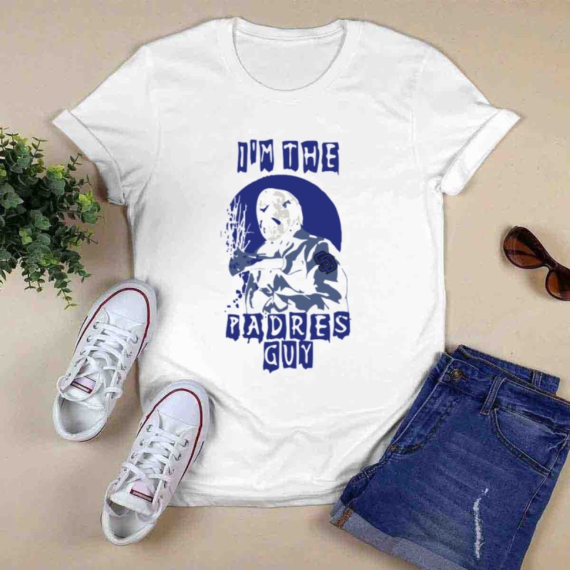 Jason Voorhees Im the Padres Guy San Diego Padres Fan T Shirt 0