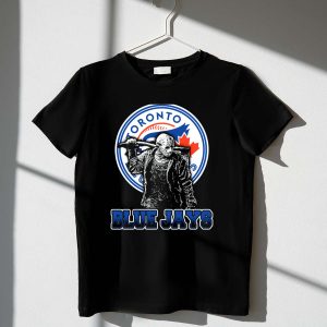 Jason Voorhees Toronto Blue Jays Crossover Iconic Graphic T-Shirt