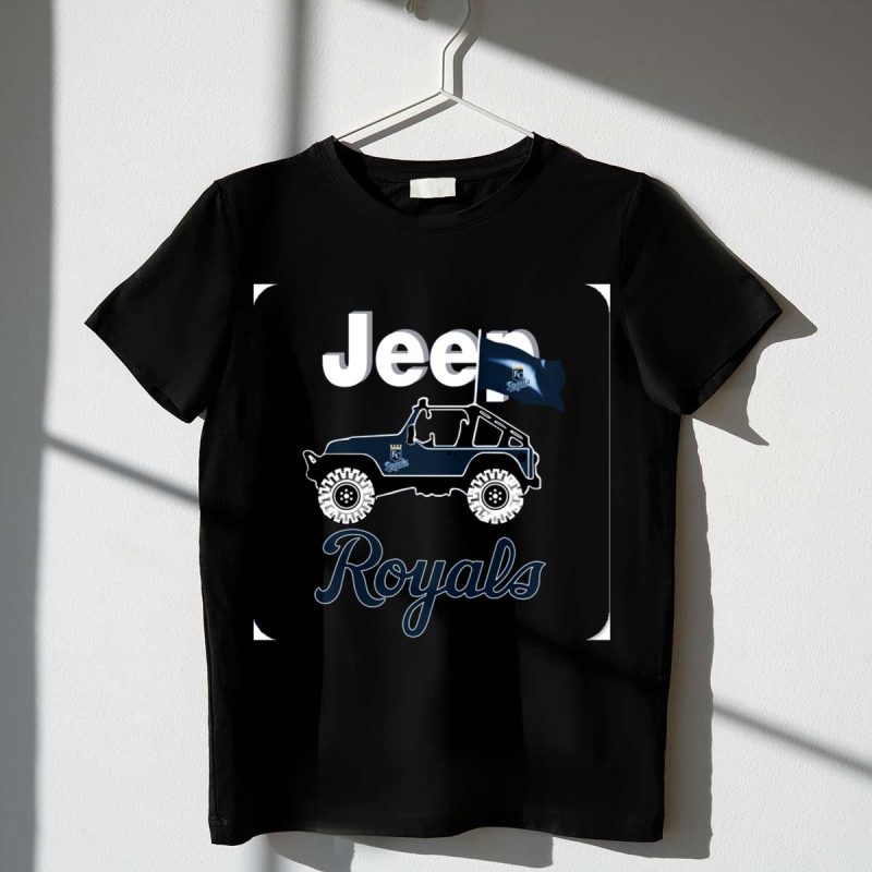 Jeep Kansas City Royals Blue Flag Adventure T Shirt t shirt 1 1