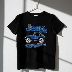 Kansas City Royals Jeep T-Shirt With Kc Flag Design - Wrangler Style
