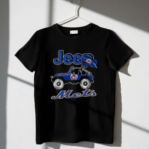 Jeep New York Mets Logo Offroad T-Shirt For Fans And Adventurers