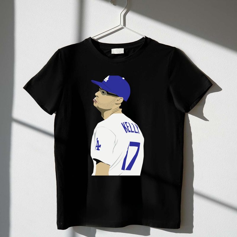 Joe Kelly Dodgers Pitcher 17 Kelly LA T Shirt.jpeg t shirt 1 1