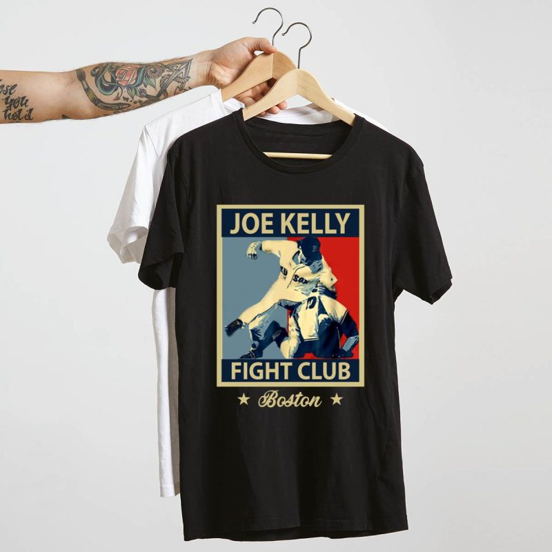Joe Kelly Fight Club Boston Graphic T-Shirt for Fans and Collectors - Image 4