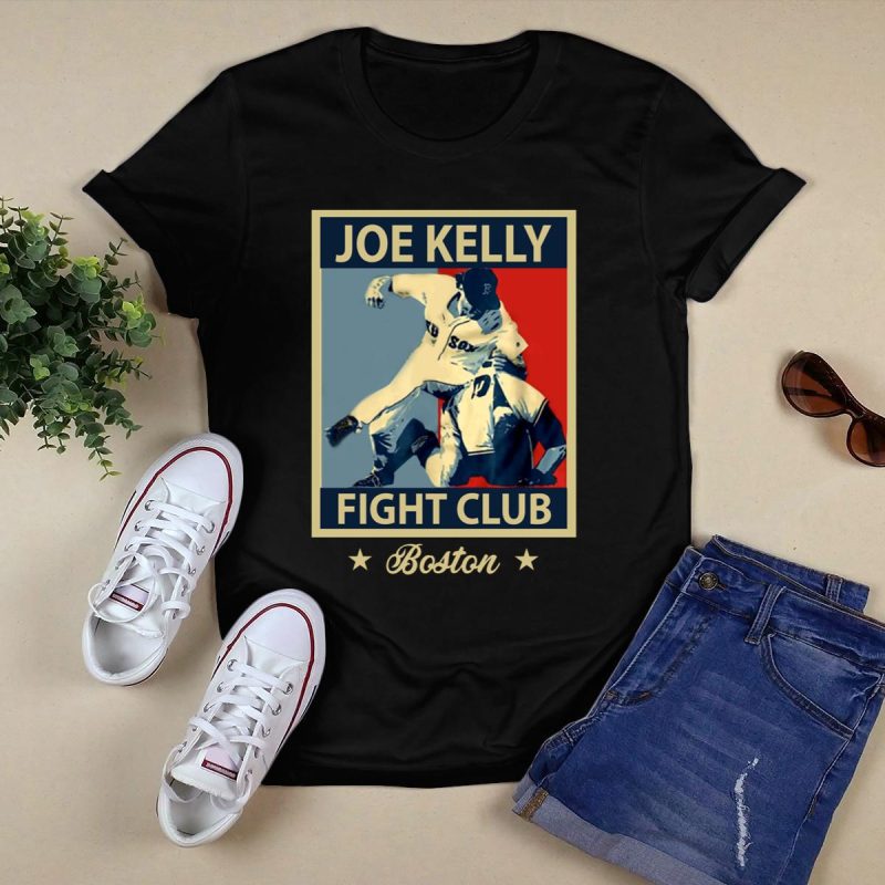 Joe Kelly Fight Club Boston Graphic T-Shirt for Fans and Collectors - Image 5