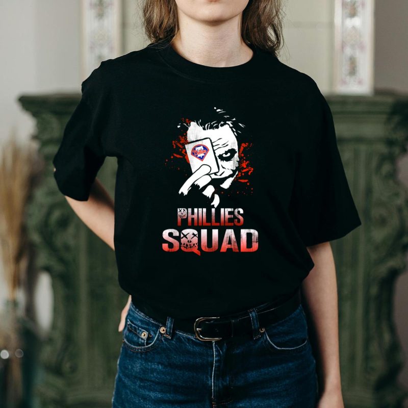 Joker Graphic T-Shirt Featuring Philadelphia Phillies Card Design - Image 2