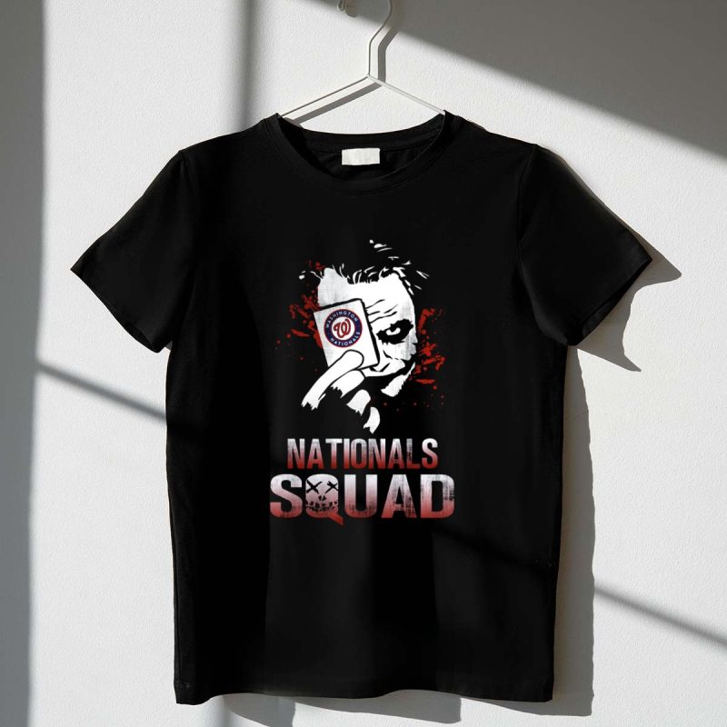 Joker Meets Washington Nationals Squad Featuring Iconic Playing Card T Shirt t shirt 1 1
