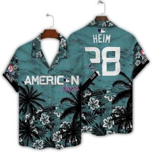 Jonah Heim Texas Rangers Hawaiian Shirt For Men - Stylish Team Apparel