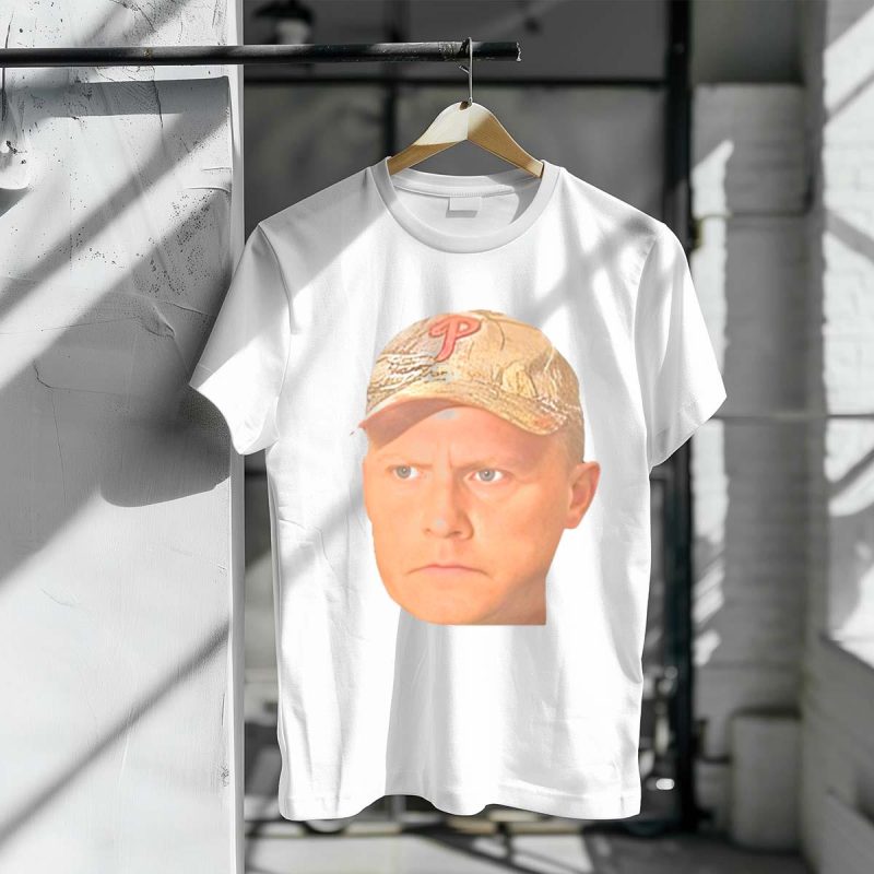 Psycho Dad Graphic T-Shirt - Jordie Jordan Phillies Cap Design - Image 3