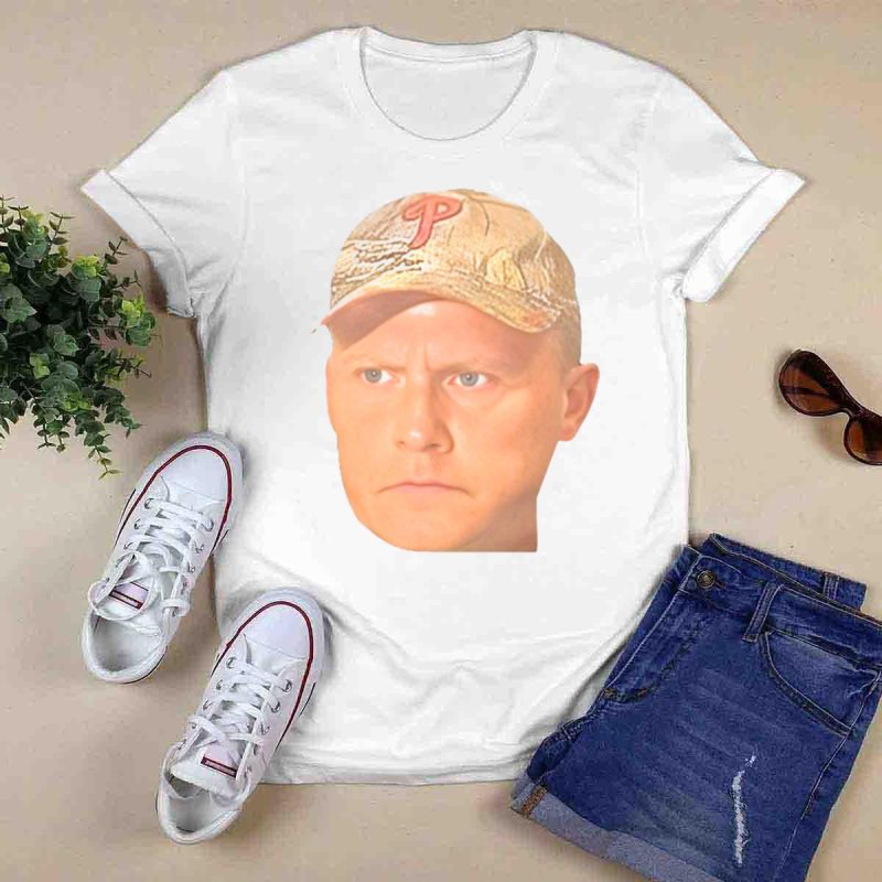 Psycho Dad Graphic T-Shirt - Jordie Jordan Phillies Cap Design - Image 6