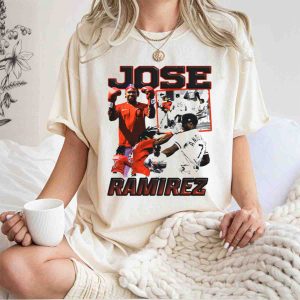 Jose Ramirez Cleveland Guardians Down Goes Anderson Boxing Moments T Shirt
