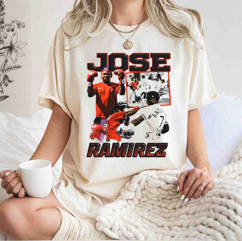 Jose Ramirez Cleveland Guardians Down Goes Anderson Boxing Moments T Shirt t shirt 1 1