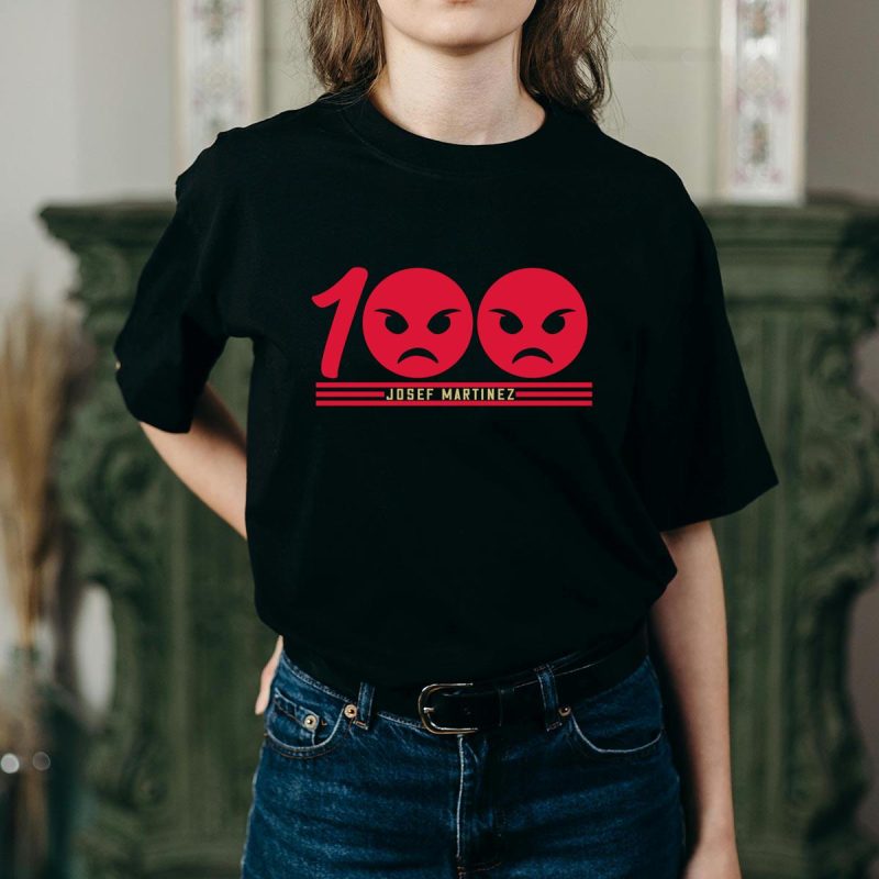 Josef Martinez 100 Goals Atlanta United T-Shirt - Celebrate The Legend - Image 2