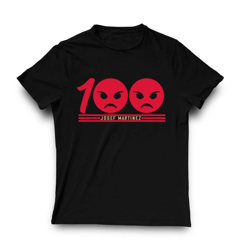 Josef Martinez 100 Goals Atlanta United T-Shirt - Celebrate The Legend - Image 3