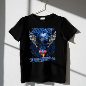 Kansas City Royals Skull Wings Graphic T-Shirt For Fans