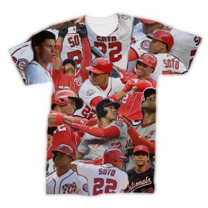 Juan Soto Washington Nationals All-Over Print T-Shirt For Fans