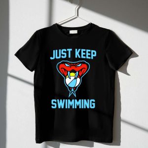 Arizona Diamondbacks Just Keep Swimming Snake T-Shirt For Fans