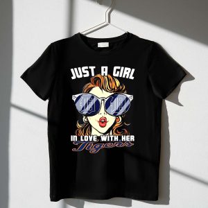 Women'S Detroit Tigers Baseball T-Shirt - Just A Girl In Love With The Game