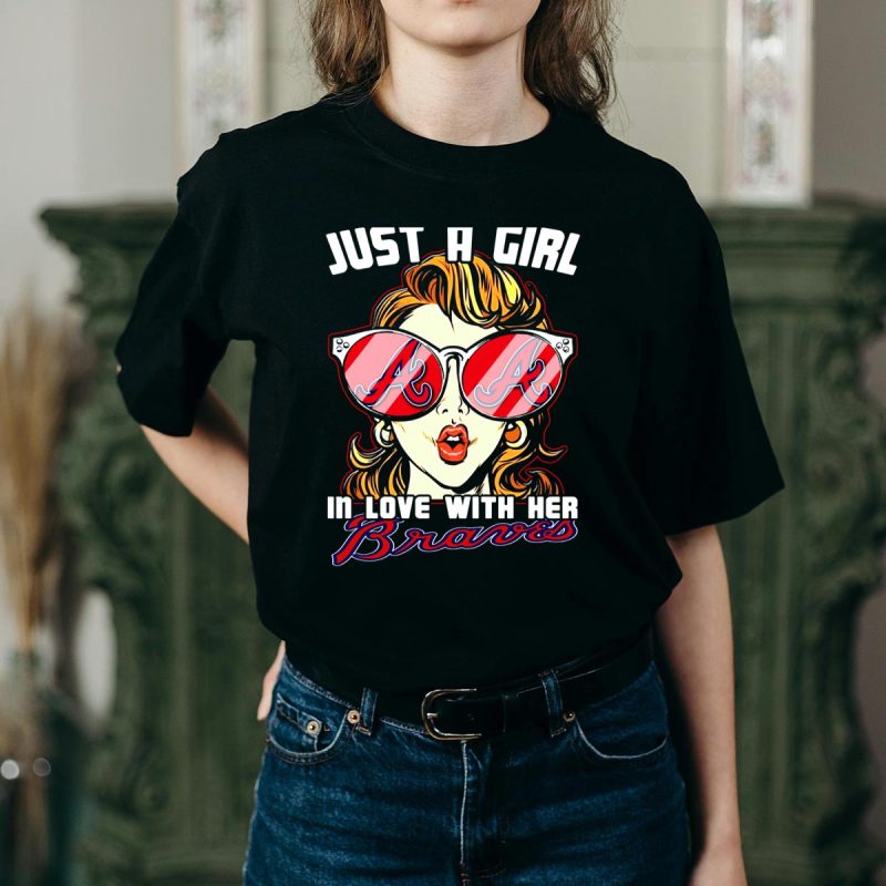Braves Fan T-Shirt For Girls – Perfect Gift For Baseball Lovers - Image 2