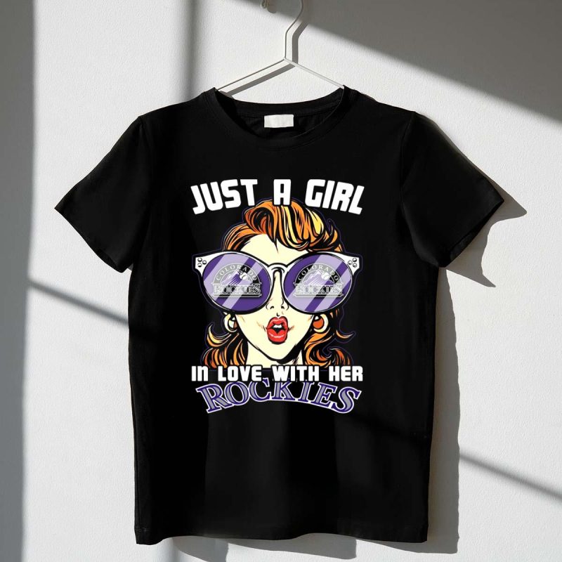 Just a Girl in Love with Her Colorado Rockies T Shirt t shirt 1 1