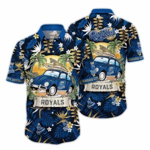Kansas City Royals Summer Hawaiian Shirt For Camping And Vacation