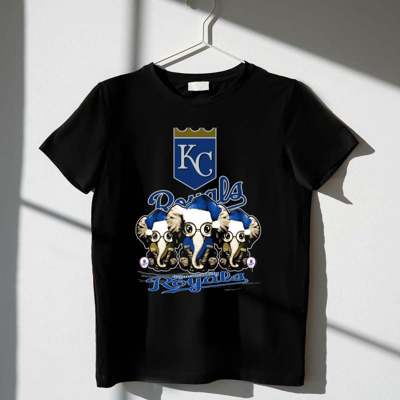 Kansas City Royals Christmas Elephants KC Royals T Shirt t shirt 1 1