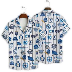 Kansas City Royals Classic Baseball Icons Hawaiian Shirt For Fans