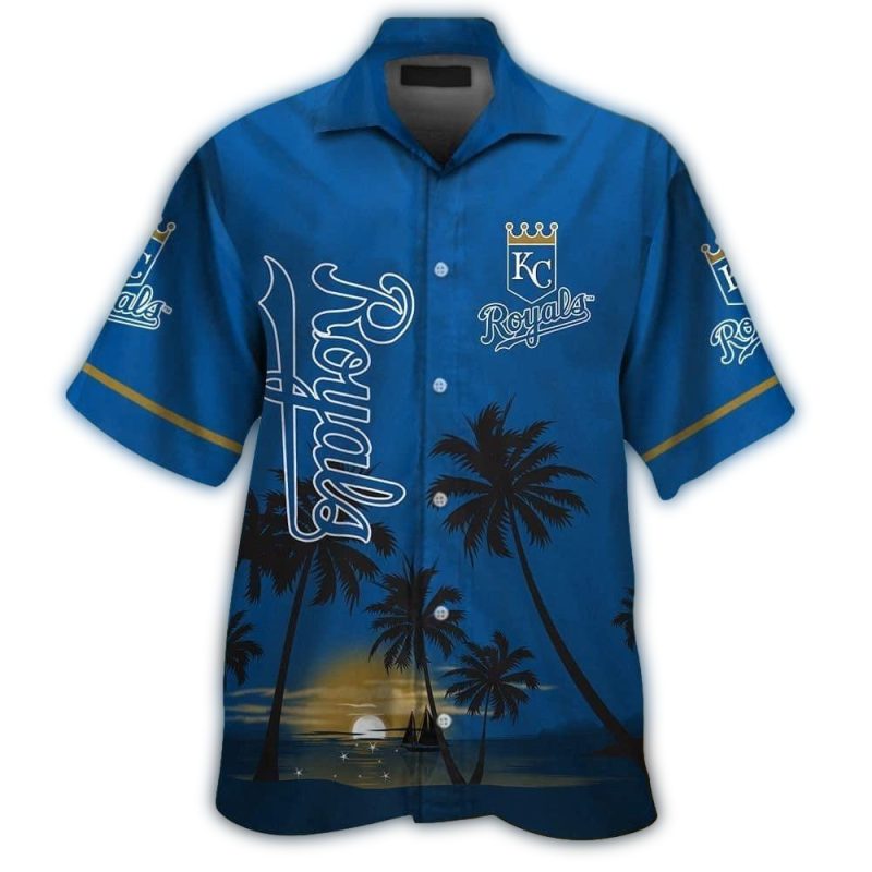 Kansas City Royals Coconut Beach Night Tropical Hawaiian Shirt 1