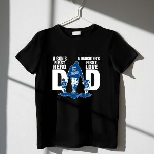 Kansas City Royals Dad T-Shirt - Sons' First Hero, Daughters' First Love