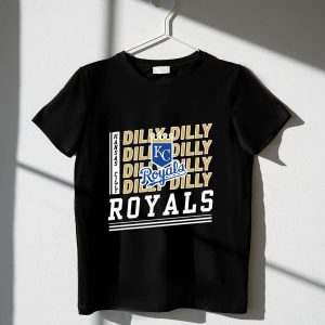 Kansas City Royals Dilly Dilly Baseball Crest T-Shirt For Fans