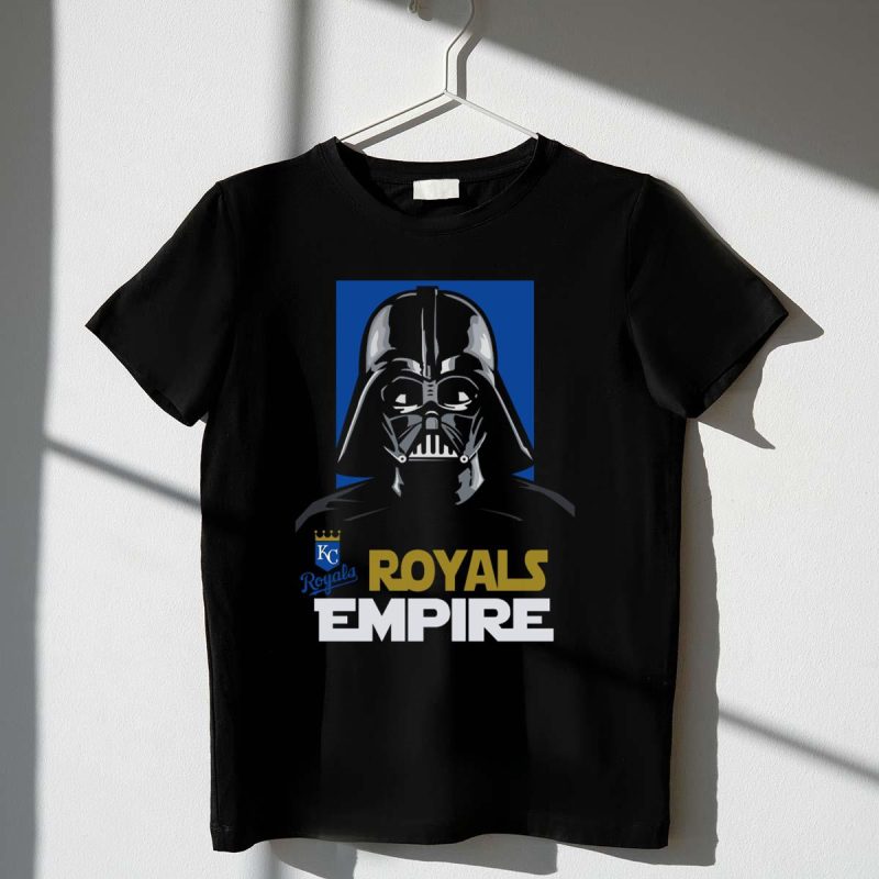 Kansas City Royals Empire Darth Vader T Shirt t shirt 1 1