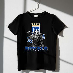 Jason Voorhees Mashup T-Shirt For Kansas City Royals Fans
