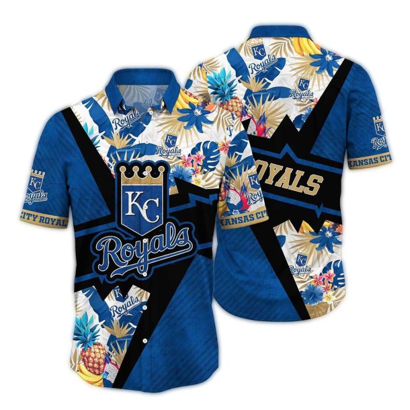 Kansas City Royals Floral Pineapple Tropical Hawaiian Shirt 1