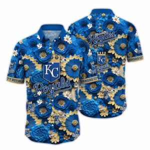 Kansas City Royals Floral Blossom Hawaiian Shirt For Fans