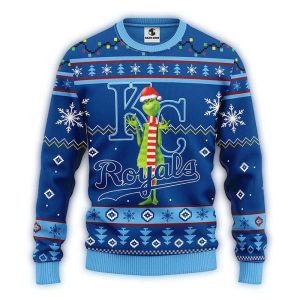 Funny Grinch Christmas Hoodie For Kansas City Royals Fans
